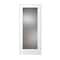 Trimlite Primed 1Lite Rain Tempered Glass Interior French 71/4" LH Prehung Door Brushed Chrome Hinges 3068pri1501RAITLH26D714 - alternate 1